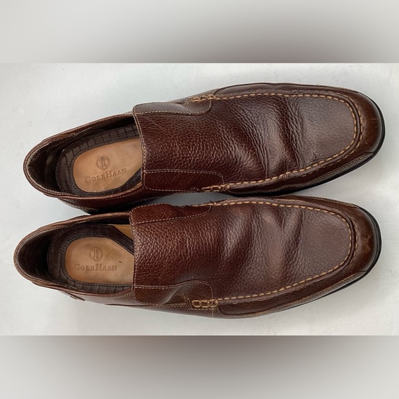 Cole Haan pebbled grain leather loafers Men’s size 9 - Picture 8 of 10
